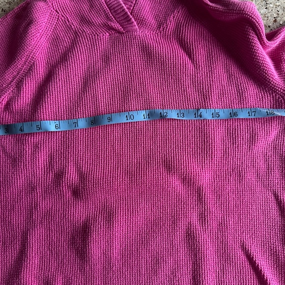 Ralph Lauren Luxury Hoodie Womens M Fuchsia 100% Cotton - Picture 7 of 10